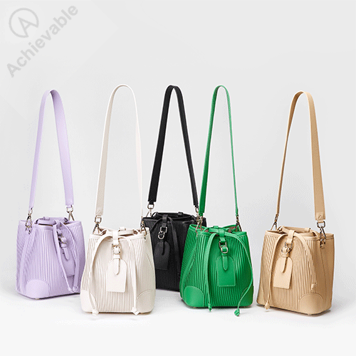 Fashionable Women S Closure Bucket Bag