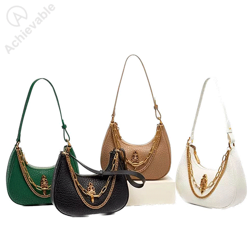 Exquisite metal chain  Hobo Bag 