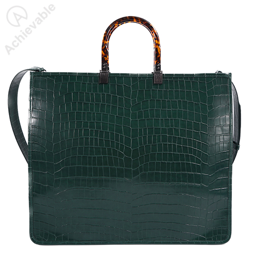 High quality croc PU Tote bag Woman