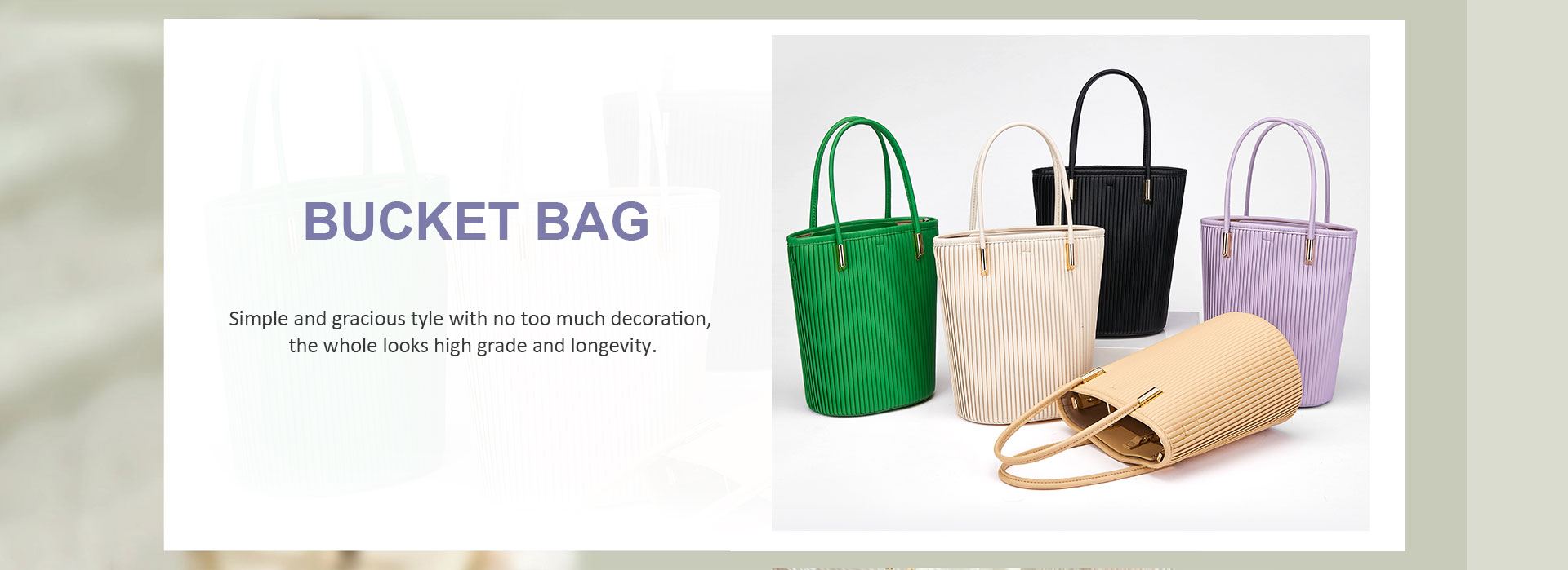 广告1-Bucket bag